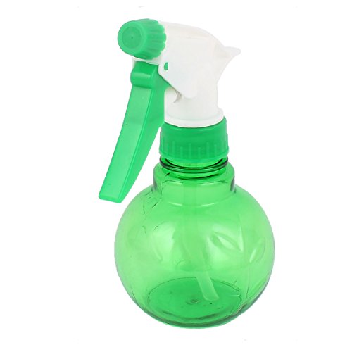 Ruilogod Plástico de bambú Patrón Salón Planta Trigger Spray Bottle 200ml Green White