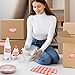 160 Pcs Packing Moving Foam Pouches & Sheets, 5 Sizes Cushion Foam Wrap Pouches with Fragile Stickers for Protect Dishes Cup Glasses Storage Supplies (7.8X7.8