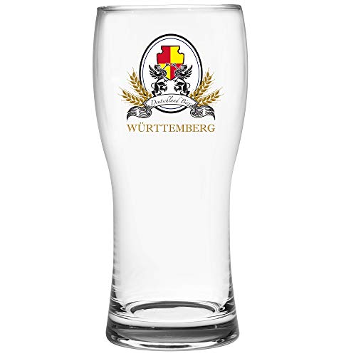 Jogo de Copos para Cerveja em Cristal Ecológico, Prague Logos Sortidos, A15cm, 4 Peças, 300ml, Bohem