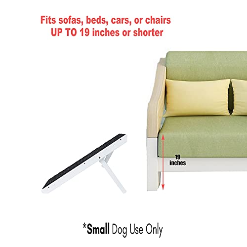 MEWANG Rampa ajustável para animais de estimação de 48 cm de altura – Rampa portátil dobrável de mad