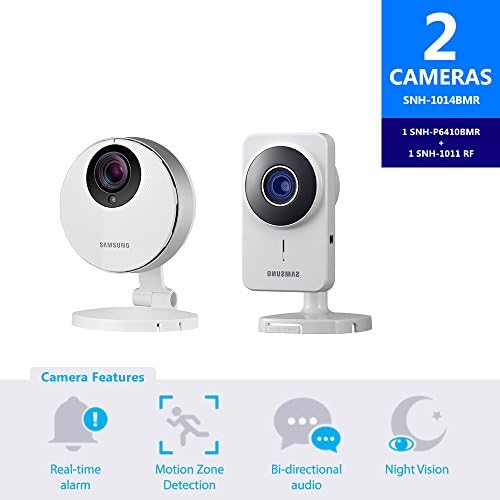Samsung SNH-6011BMR SmartCam Bundle - (1) SNH-P6410BMR and (1) SNH-1011RF (Manufacturer Refurbished)