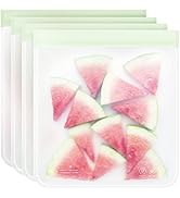 Greater Goods Reusable Food Bags | BPA Free, Food Grade Snack Pouch Made from PEVA | Reusable Pla...