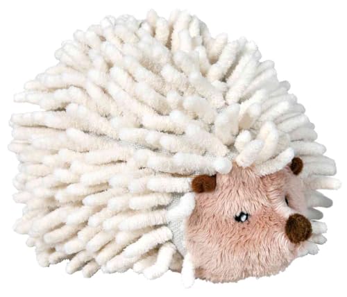 TRIXIE Igel Hundespielzeug aus weichem Plüsch - niedliches Plüschtier für Hunde - robustes Stofftier mit 17 cm Länge - kuscheliger Spielgefährte für Hunde - 35935