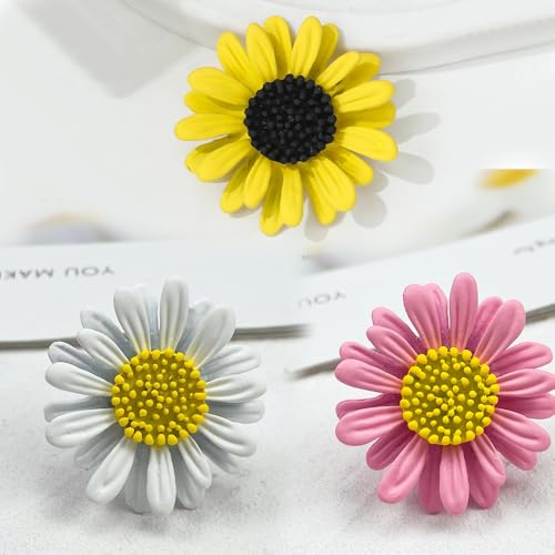 Image of Elegant Floral Brooch Pins for Women, Sweater Shawl Silk Cardigan Lapel Pins, Cardigan Jewelry Suit Shirt Accessory with Crystal CZ Flowers Brooches Pins for Women