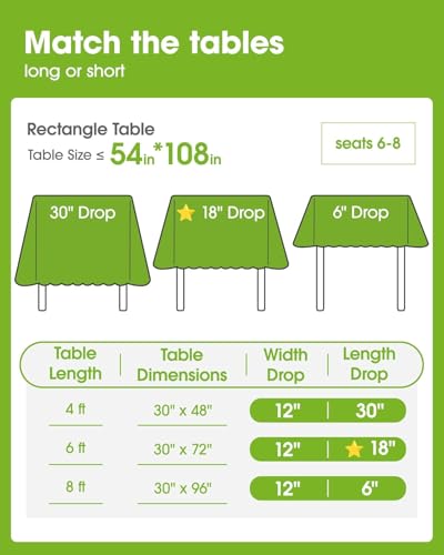 Image of Pureegg 20 Pack Football Plastic Table Cloth Disposable 54x108 Inch