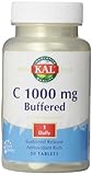 KAL C-1000 Buffered Sustained Release Tablets, 1000 mg, 50 Count