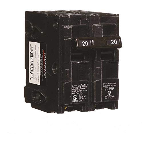 MP220 20-Amp Double Pole Type MP-T Circuit Breaker