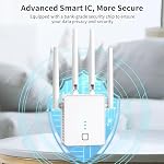 WiFi Extender, 2025 Fastest 1200Mbps Dual Band (5GHz/2.4GHz) WiFi Extenders Signal Booster for Home, Wireless Repeater with Ethernet Port Covers up to 10000sq. ft and 55 Devices | (5GHz/2.4GHz) WiFi Booster, Up to 15999 sq.ft and 105+ Devices, with E