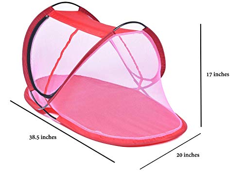 Image of AmazingHind Mosquito Net for Infants|Portable, Foldable with Heavy Quality of Base Cloth| for Bedroom,Outdoor,Travelling,Home for Kids (0-1 Year)