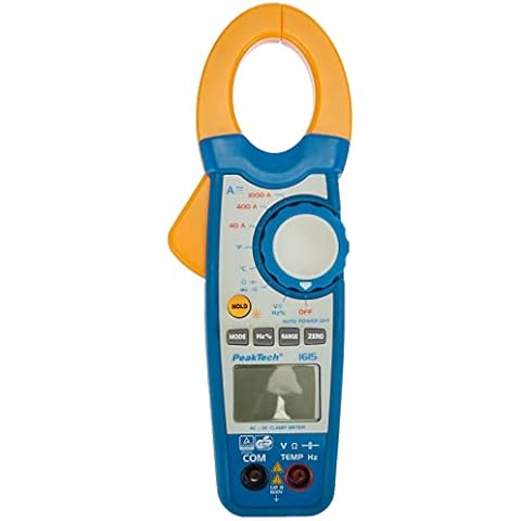 PeakTech 1615 Digital Clamp Meter with Data Hold Cover