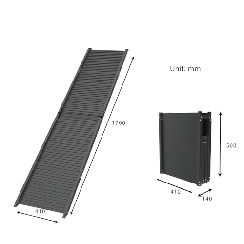 Escalier fin pour animaux de compagnie en polypropylène rigide et léger - 4