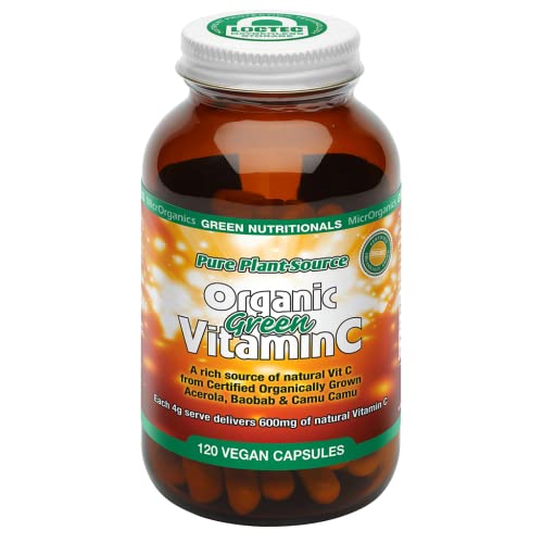 Green Nutritionals Green Vitamin C 120 capsules - Vegan Vegetarian Friendly