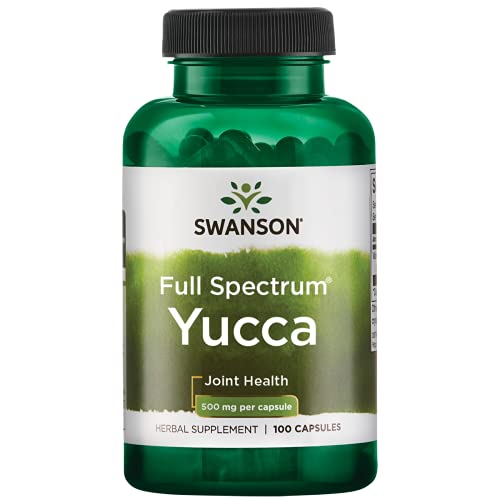 Swanson Yucca 500 Milligrams 100 Capsules #TOP10