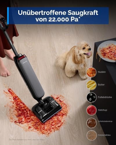 Tineco Floor One S7 Artist Nass Trockensauger, 22000Pa Nasssauger, DualBlock Anti-Tangle, 85°C Flashdry, 50 Min Laufzeit… – Ansicht 2