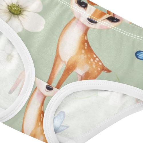 Cute Deer Girls Underwear Toddler 2t Cotton Girl Panties Cute Bright Briefs Undies Kids4