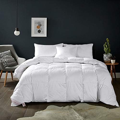MAPLE DOWN Soft Twin Size Comforter Duvet Insert-Down Alternative Comforter Quilted with Corner Tabs for All Season-Lightweight Breathable Brushed Microfiber Machine Washable (White 68”x90”)