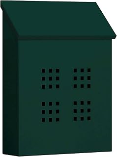 Salsbury Industries Traditional Mailbox, Decorative, V, Green, 11 in. W x 14.5 in. H x 3.5 in. D