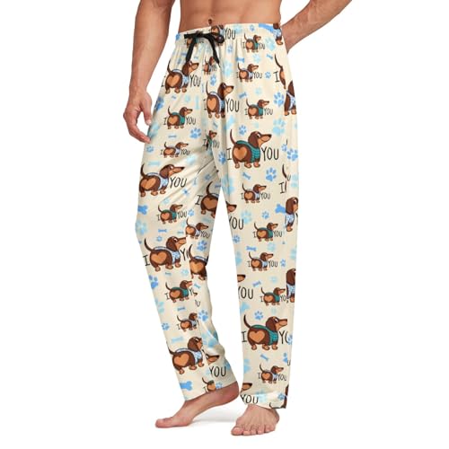 Mens Pajama Pants Soft Sleep Pants for men Lounge Pajama Bottoms with Pockets Drawstring2