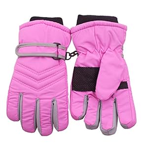 Kimmyku KM0034015 Kinder Winterhandschuhe Pink