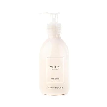 Culti Milano Aramara Hand & Body Cream Lotion Ultra Hydrating Heal & Restore Dry Skin Moisturizing Perfect for Dry & Cracked Hands, Rough Spots, Notes of Bitter Orange, Bergamot, Sandalwood 250ml