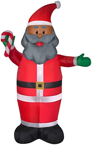 Airblown Inflatables African American Santa 7ft Tall by Gemmy Industries