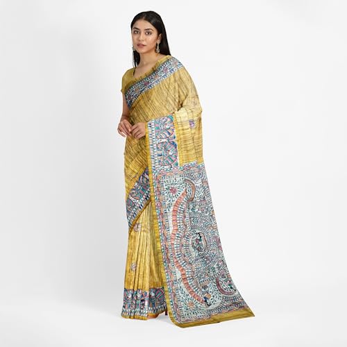 Generic tussar silk saree in tussar silk – image 6