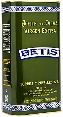 BETIS Extra Virgin Olive Oil Tin 5 Liters