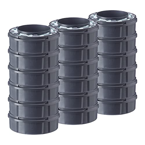 Tommee Tippee Twist and Click Nappy Bin Refill Cassettes, Pack of 18 Refill Cassettes with Multilayer, Antibacterial Film for Odour and Germ Protection (pack may vary)