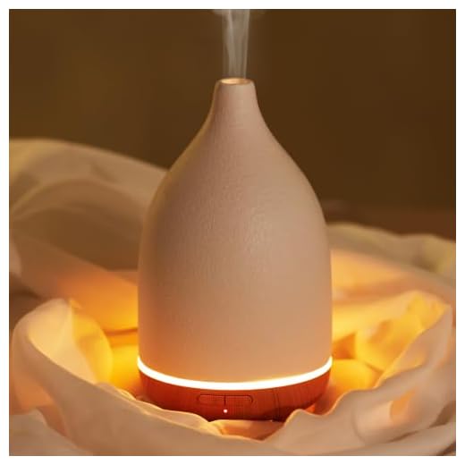 InnoGear 150ml Ceramic Essential Oil Diffuser, Diffusers for Home, Yellow