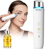 Depuffing Wand with Cold and Heat, Eye and Face Depuffer for Puffiness and Dark Circles, Heated Eye Wand and Ice Roller for Face, Portable Facial Massager for Skincare at Home and Travel