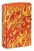 Zippo Fire Design 540 Tumbled Brass Pocket Lighter
