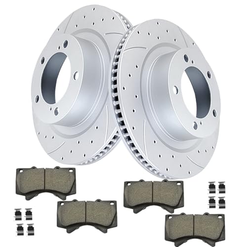 Image of Acinoparts Front (13.89 inch) Brake Kit for 2007-2021 Toyota Tundra 2008-2022