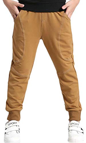 Image of Boy's Cotton Sweatpants, Age 4T-16 Years
