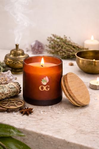 Luxury Scented Candle with Wooden Lid