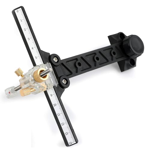 SHARROW Bogenvisier für Recurvebogen Bogen Visier Sicht Jagdvisier für Bögen Bogensport Zubehör