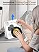 CD Player with Bluetooth, Desktop CD Player for Home,HiFi Speakers,Remote Control,USB,LED Display,Timer,Repeat,EQ Sound,AUX/3.5mm Earphone Jack,Kids,Gift-White