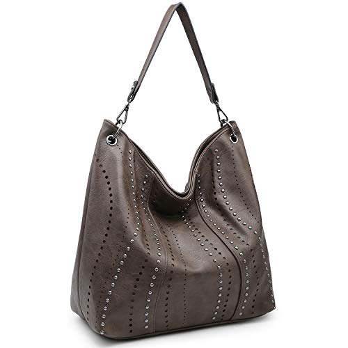 Bolso hobo grande de cuero vegano para mujer miniatura 1