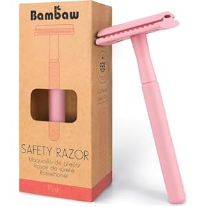 Pink Metal Safety Razor | Safety Razor Eco Friendly | Razor Ladies | Bambaw