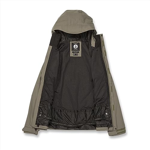 Volcom Jaqueta de inverno masculina padrão V.CO OP Snowboard esqui, teca S4