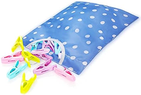 Peg Bag, Storage Bag, Quick-Drying, 304 Stainless Steel Bracket, 360°Rotating, Portable, Washable, Practical, Space Saving, Hangable, Clothespin, Socks, Underwear, for Bedroom, Bathroom, Kitchen