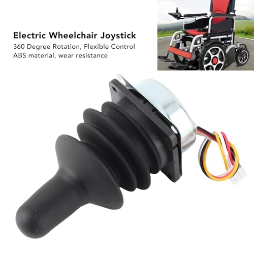 Joystick de fauteuil roulant électrique anti-fatigue à bascule 360° - 3