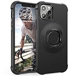 TUSITA Lock Case Designed for Apple iPhone 12/12 Pro - Bicycle Mount Protective Cover - Twist Lock Cover