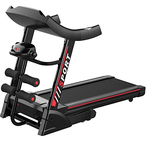 Image of Treadmill Walking Household Mute Treadmill, Foldable Multi-Functional, Home Fitness Workout Aids