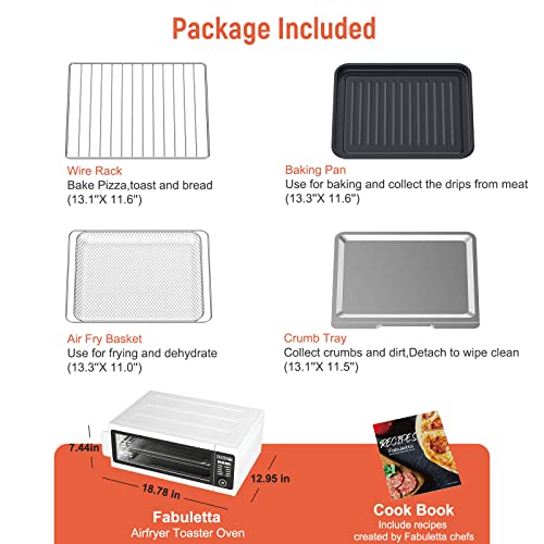 Fabuletta FAO001 Toaster Oven Air Fryer Combo thumb #8