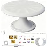 Antenne TV Exterieure/Intérieur Puissante HD 4K, Réception...