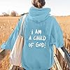 I Am A Child of God Christian Hoodies For Women Preppy Y2k Sweatshirts Christian Clothing #2