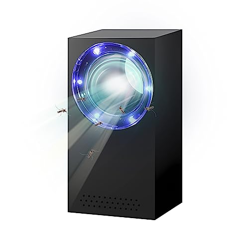Lámpara matamoscas portátil, portátil, atrapamoscas eléctrica, silenciosa, UV, para matamoscas con USB, trampa para moscas de la fruta, para interiores y exteriores, hogar, cocina, jardín, camping