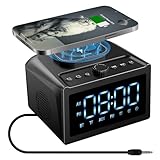 CofunKool Bedside FM Radio Alarm Clock Bluetooth...