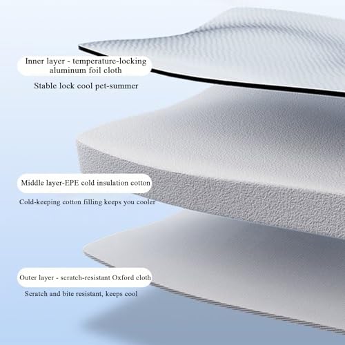 Maison de refroidissement pour chat avec blocs de glace et isolation thermique - 8