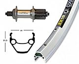 36 Loch H-Rad 28x1.75Deore 8/9f.silb.SSP 36L Exal ZX 19 silber.Niro-Spei.